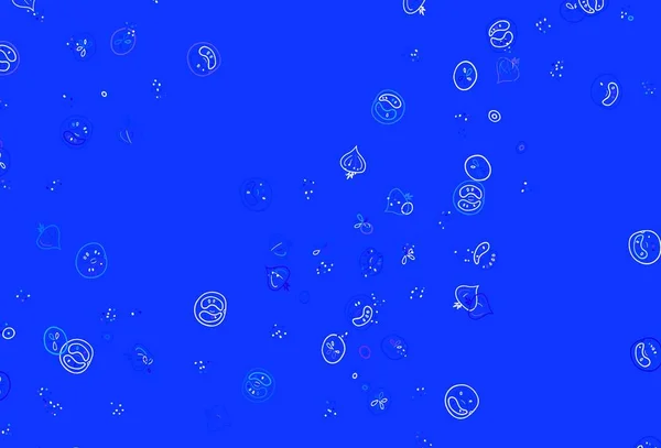 Светло Голубая Красная Векторная Текстура Вкусными Закусками Абстрактный Фон Цветными — стоковый вектор