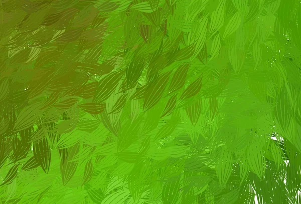 Светло Зеленый Желтый Векторный Отскок Мемфисом Красочные Хаотические Формы Градиентом — стоковый вектор