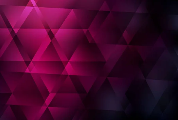 Dark Pink Vector Polygon Abstract Background Inglês Ilustração Abstrata Poligonal — Vetor de Stock
