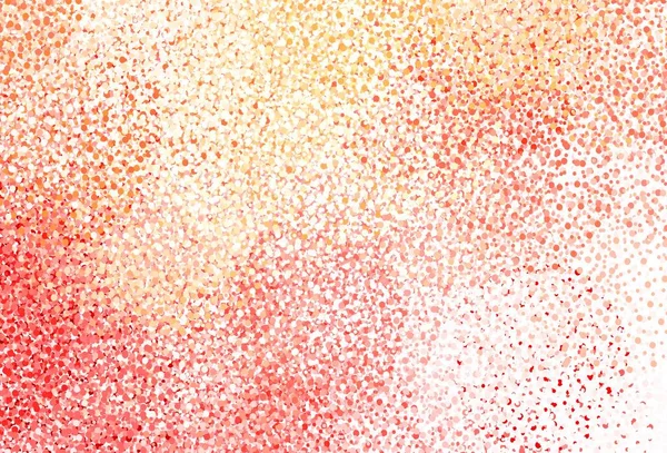 Açık Kırmızı, baloncuklu sarı vektör arkaplan. Doğa tarzında bulanık halkaları olan güzel renkli çizimler. Fütürist reklamlar ve kitapçıklar için şablon.