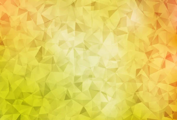 Hellrote Gelbe Vektor Abstrakte Polygonale Vorlage Moderne Abstrakte Illustration Mit — Stockvektor