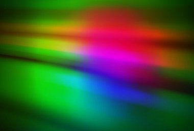 Koyu pembe, yeşil vektör bulanık desen. Gradyan ile modern soyut çizim. Tasarımlar için arka plan.