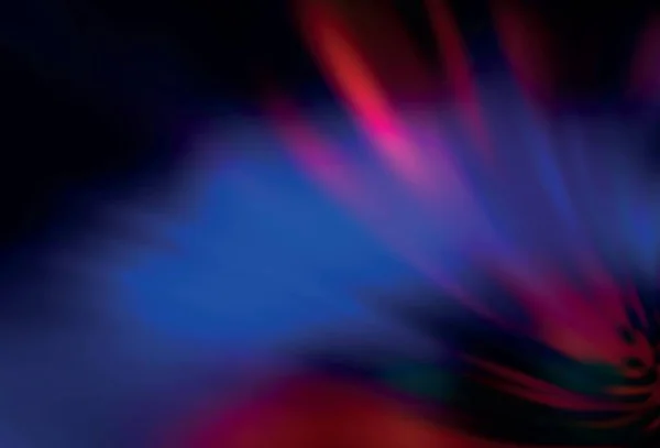 Modèle Flou Bleu Foncé Vecteur Rouge Illustration Créative Demi Teinte — Image vectorielle