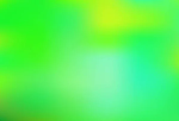 Hellgrüner Vektor Farbenfroher Unschärfehintergrund Eine Völlig Neue Farbige Illustration Unschärfestil — Stockvektor