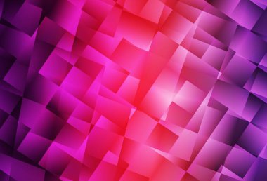 Açık Mor, dikdörtgenli pembe vektör arkaplan. Dikdörtgen şekilli soyut çizimler. İniş sayfası için modern şablon.