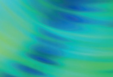 Açık yeşil vektör parlak deseni bulanıklaştırdı. Görüntü tarzında tamamen yeni bir renkli çizim. İş tasarımınız için yeni biçim.