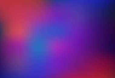 Açık mavi, kırmızı vektör bulanık ve renkli desen. Parlak renkli bir illüstrasyon. İşiniz için yepyeni bir tasarım..