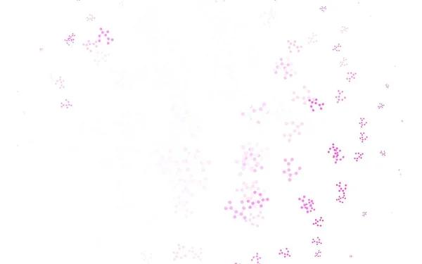Ανοιχτό Ροζ Διανυσματικό Υπόβαθρο Μορφές Τεχνητής Νοημοσύνης Αφηρημένη Απεικόνιση Συνδέσμους — Διανυσματικό Αρχείο