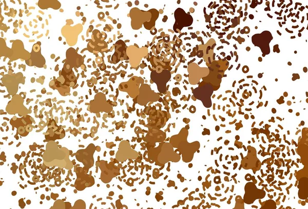 Memphis şekilli Light Brown vektör arkaplanı. Soyut tarzda rengarenk gradyan şekilleri olan bir resim. Bir cep telefonu için arka plan.