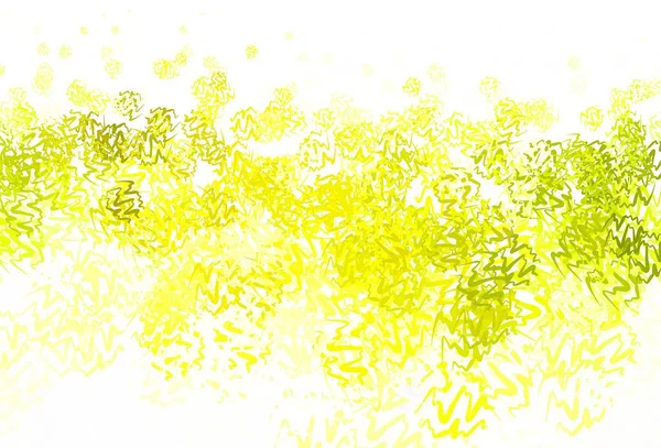 Hellgrüne Gelbe Vektorvorlage Mit Linien Ein Muster Mit Bunten Linien — Stockvektor