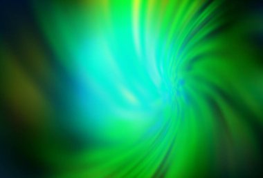 Koyu yeşil vektör parlak soyut arkaplanı bulanıklaştırdı. Soyut renkli gradyan çizimi. İş tasarımınız için yeni biçim.