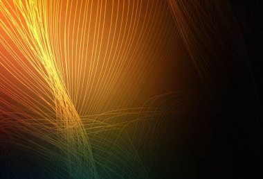 Koyu turuncu vektör soyut parlak şablon. Gradyan ile modern soyut çizim. İşiniz için en iyi bulanık tasarım..