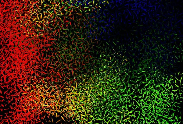 Темний Багатобарвний Вектор Текстури Кольоровими Лініями Розмитий Декоративний Дизайн Простому — стоковий вектор