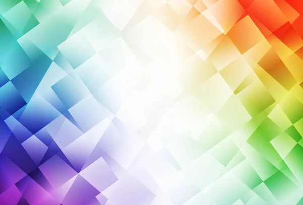 Φωτεινό Πολύχρωμο Διανυσματικό Υπόβαθρο Ρόμβο Όμορφη Απεικόνιση Ορθογώνια Και Τετράγωνα — Διανυσματικό Αρχείο