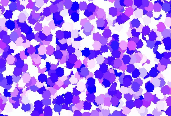 Light Purple Plantilla Vectorial Rosa Con Formas Caóticas Ilustración Abstracta — Vector de stock