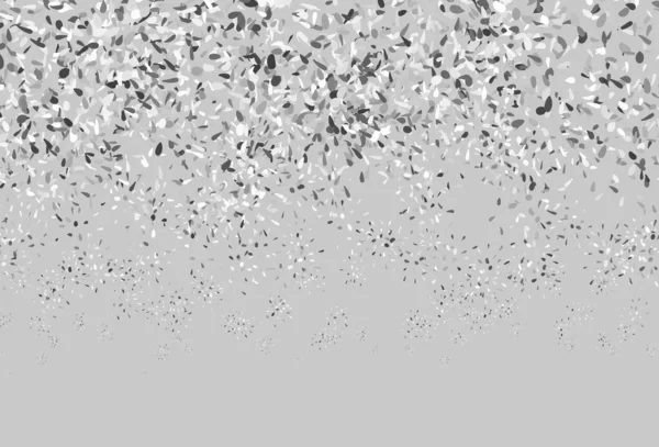Светло Серый Векторный Фон Листьями Красочная Абстрактная Иллюстрация Листьями Стиле — стоковый вектор