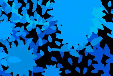 Soyut biçimlerde hafif BLUE vektör dokusu. Soyut gradyan şekilli basit renkli çizimler. İşiniz için en iyi akıllı tasarım.