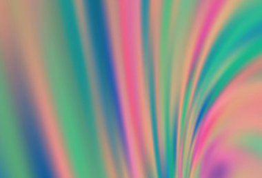 Açık yeşil vektör soyut parlak desen. Gradyan tasarımlı, soyut, ışıltılı çizimler. İşiniz için yepyeni bir tasarım..