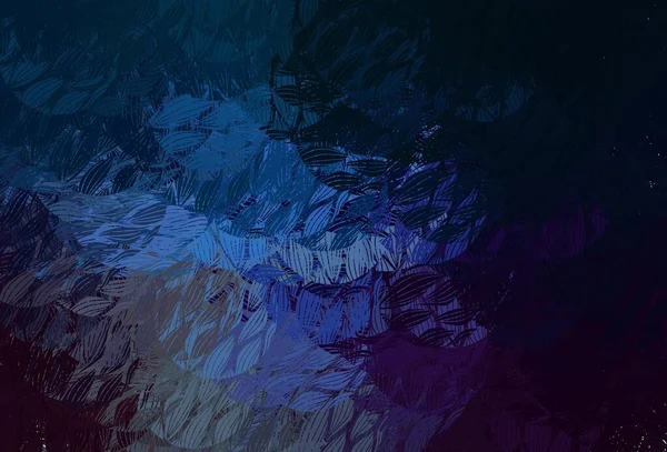 Bleu Clair Motif Vectoriel Jaune Avec Des Formes Aléatoires Illustration — Image vectorielle