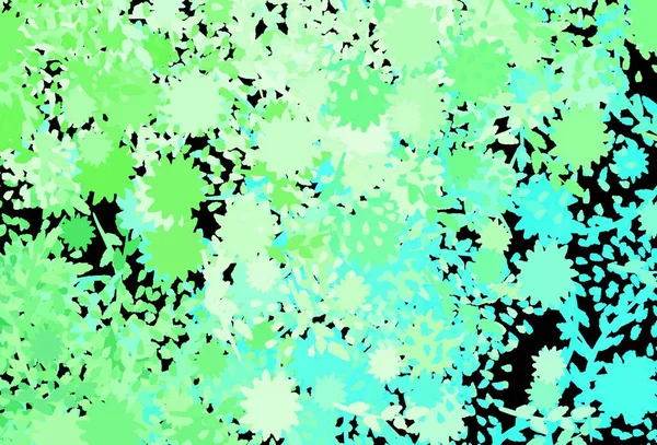 Светло Зеленая Векторная Текстура Абстрактными Формами Простая Красочная Иллюстрация Абстрактными — стоковый вектор