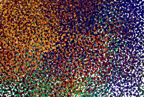 Noktalı koyu renkli vektör arkaplanı. Soyut arka planda bulanık kabarcıklar ve renkli gradyan. Marka kitabınız için yeni şablon.