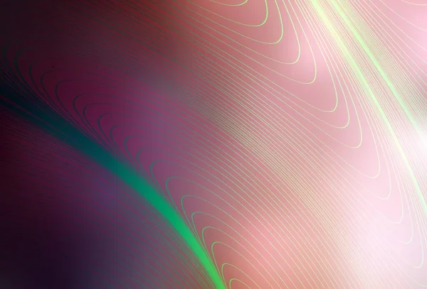 Eğri çizgileri olan açık pembe vektör arkaplanı. Eğri şekilli yepyeni renkli bir tasvir. Cep telefonu ekranları için arkaplan.