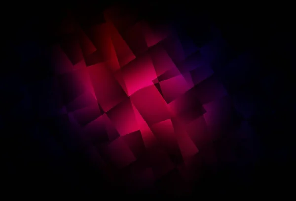Mörkrosa Rött Vektormönster Fyrkantig Stil Illustration Med Uppsättning Färgglada Rektanglar — Stock vektor