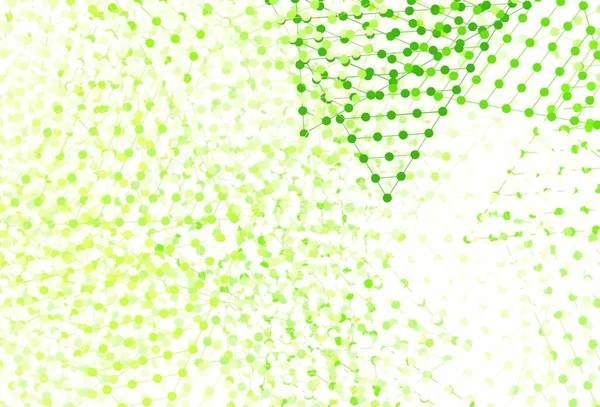 Vert Clair Fond Vectoriel Jaune Avec Des Lignes Des Cercles — Image vectorielle