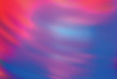 Açık mavi, kırmızı vektör parlak soyut arkaplan. Gradyan ile modern soyut çizim. İş tasarımınız için yeni biçim.