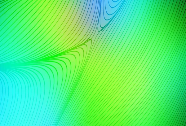 Hellblaue Grüne Vektorschablone Mit Schiefen Linien Glitzernde Abstrakte Illustration Mit — Stockvektor