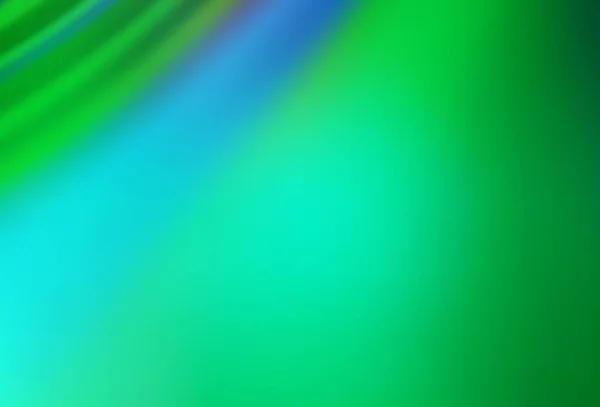 Hellgrüner Vektor Glänzender Abstrakter Hintergrund Leuchtend Bunte Illustration Smartem Stil — Stockvektor