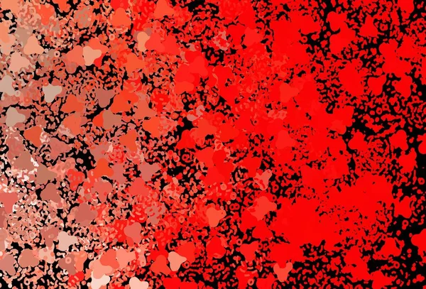 Patrón Vectorial Rojo Oscuro Con Formas Aleatorias Ilustración Abstracta Moderna — Archivo Imágenes Vectoriales