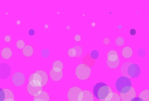 Light Pink Red Vector Background Spots Blurred Bubbles Abstract Background — Stock Vector