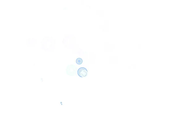 Світло Blue Векторний Фон Бульбашками Розмиті Бульбашки Абстрактному Тлі Барвистим — стоковий вектор