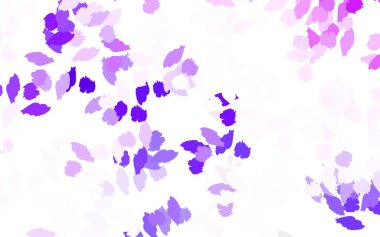 Açık Mor, soyut şekilli pembe vektör dokusu. Modern tarzda değişen renkli kaotik formlar. İşiniz için en iyi akıllı tasarım.