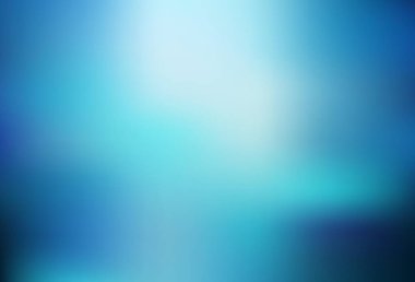 Açık mavi vektör parlak dokuyu bulanıklaştırdı. Gradyan tasarımlı, soyut, ışıltılı çizimler. Marka kitabı için zarif bir arkaplan.