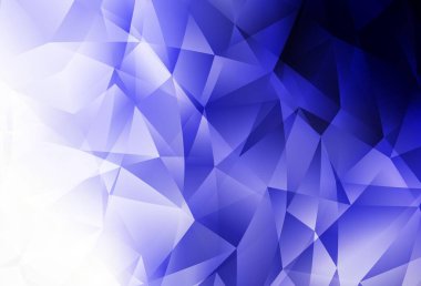 Hafif Mor vektör düşük polimer arkaplan. Çokgen tarzda tamamen yeni bir renk çizimi. Marka kitabınız için yeni şablon.