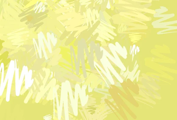 Легкий Жовтий Векторний Візерунок Гострими Лініями Розмитий Декоративний Дизайн Простому — стоковий вектор
