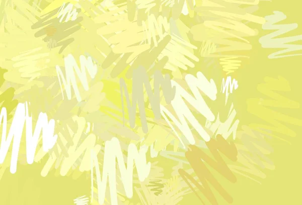 Modèle Vectoriel Jaune Clair Avec Des Lignes Pointues Design Décoratif — Image vectorielle