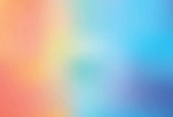 Modèle Lumineux Abstrait Vecteur Bleu Clair Rouge Illustration Créative Demi — Image vectorielle