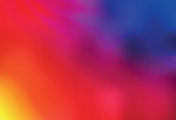 Hellrosa Gelber Vektor Verschwommen Leuchten Abstrakte Vorlage Abstrakte Farbenfrohe Illustration — Stockvektor