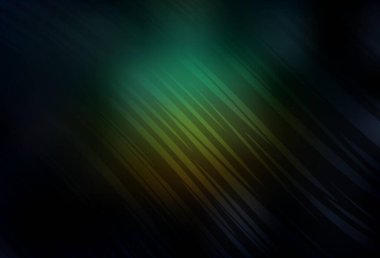 Koyu mavi, yeşil vektör parlak şablonu bulanıklaştırdı. Gradyan ile modern soyut çizim. Çalışmalarınız için akıllı tasarım.