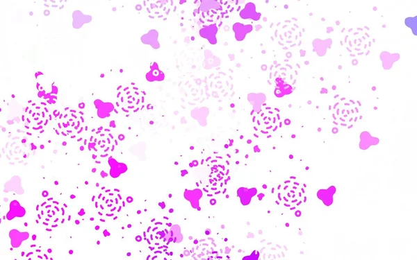 Soyut biçimlerde açık pembe vektör dokusu. Soyut gradyan şekilli basit renkli çizimler. Web siteniz için basit tasarım.