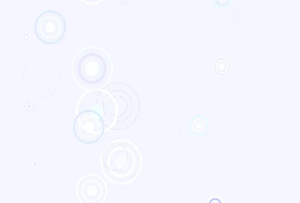 Rose Clair Fond Vectoriel Bleu Avec Bulles Belle Illustration Colorée — Image vectorielle