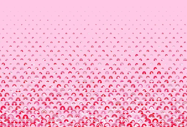 Light Pink Rød Vektorbaggrund Med Regnbuer Skyer Farverige Symboler Farverige – Stock-vektor
