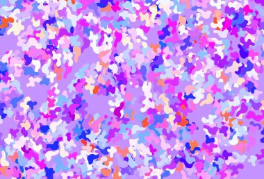 Açık mavi, soyut şekilli kırmızı vektör arkaplan. Renkli rastgele şekillerle modern soyut illüstrasyon. Duvar kağıtları için zarif tasarım.