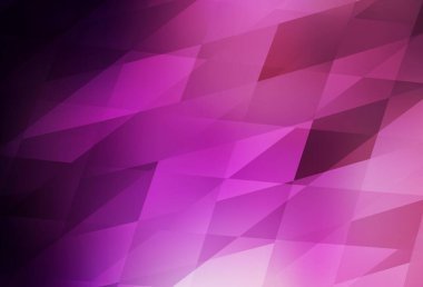 Koyu Mor, eşkenar dörtgenli pembe vektör arkaplan. Dikdörtgenli soyut gradyan çizimi. Şablon bir arkaplan olarak kullanılabilir.