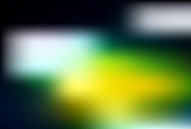 Koyu mavi, eğri çizgileri olan yeşil vektör deseni. Değişken çizgileri olan renkli soyut çizimler. Marka kitabı için şık bir desen.