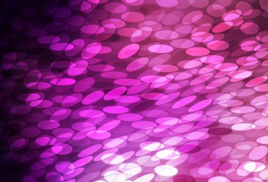 Koyu mor, küreli pembe vektör deseni. Doğa tarzında renkli baloncuklu soyut illüstrasyon. Güzel web siteleri için desen.