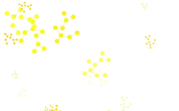 Світло Жовта Векторна Текстура Концепцією Штучного Інтелекту Блискучі Ілюстрації Формами — стоковий вектор